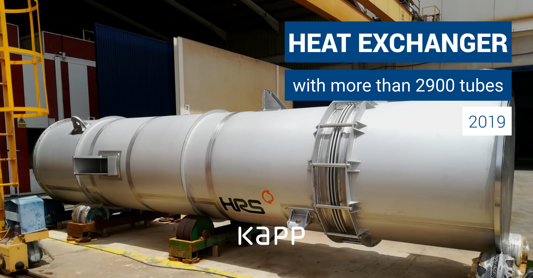 2019 Heat Exchanger with more than 2900 tubes 2